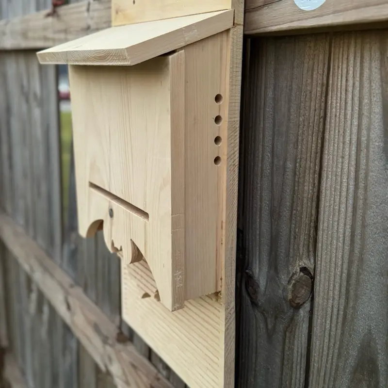 Wooden Bat Houses - Natural Wooden Structure for Bats