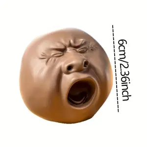 Yawning Tea Pet Cup Filler Funny Press-activated Water-Spraying Toy Creative Novelty Squeeze Toy Prank Surprise Water-Spraying Toy Random Mix of Colors and Styles Interesting Gadget Gift Squeeze Toy
