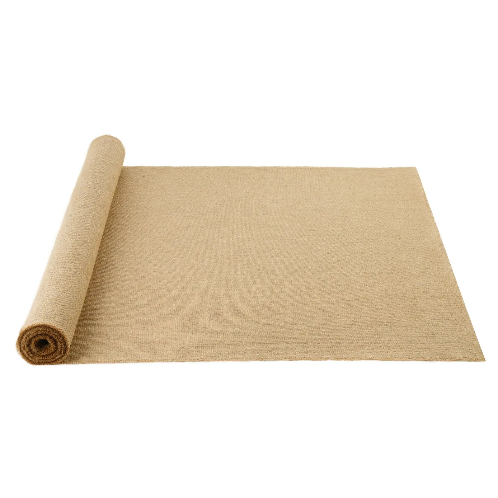 VEVOR Burlap Fabric Roll, 40" x 30 ft & 50 x 50 High Density Wide Natural Burlap Fabric Rolls, Jute Fabric Burlap Tree Wrap Roll, for Decor, Crafts, Wedding, Gardening, Plant & Tree Winter Covering