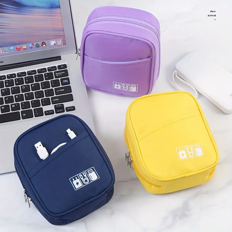 Digital Accessories Storage Bag Cable Charger Headphone Organizer Case Shockproof Travel Portable Gadget Pouch Travel Organization Pouch