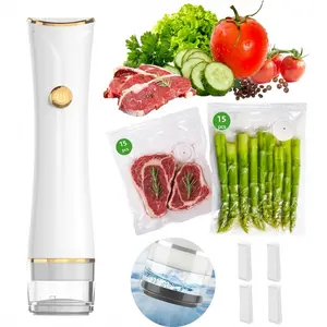 Compact Vacuum Sealer for Food Sealer: Handheld Portable Vacuum Sealer Machine for Food Storage, Rechargeable Food Vacuum Sealing for Kitchen Travel Fridge Meal Prep, Gifts for Mom, Wife, Chef & Home