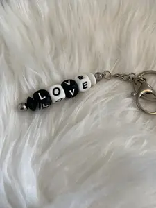 Focal Beaded Keychain #2