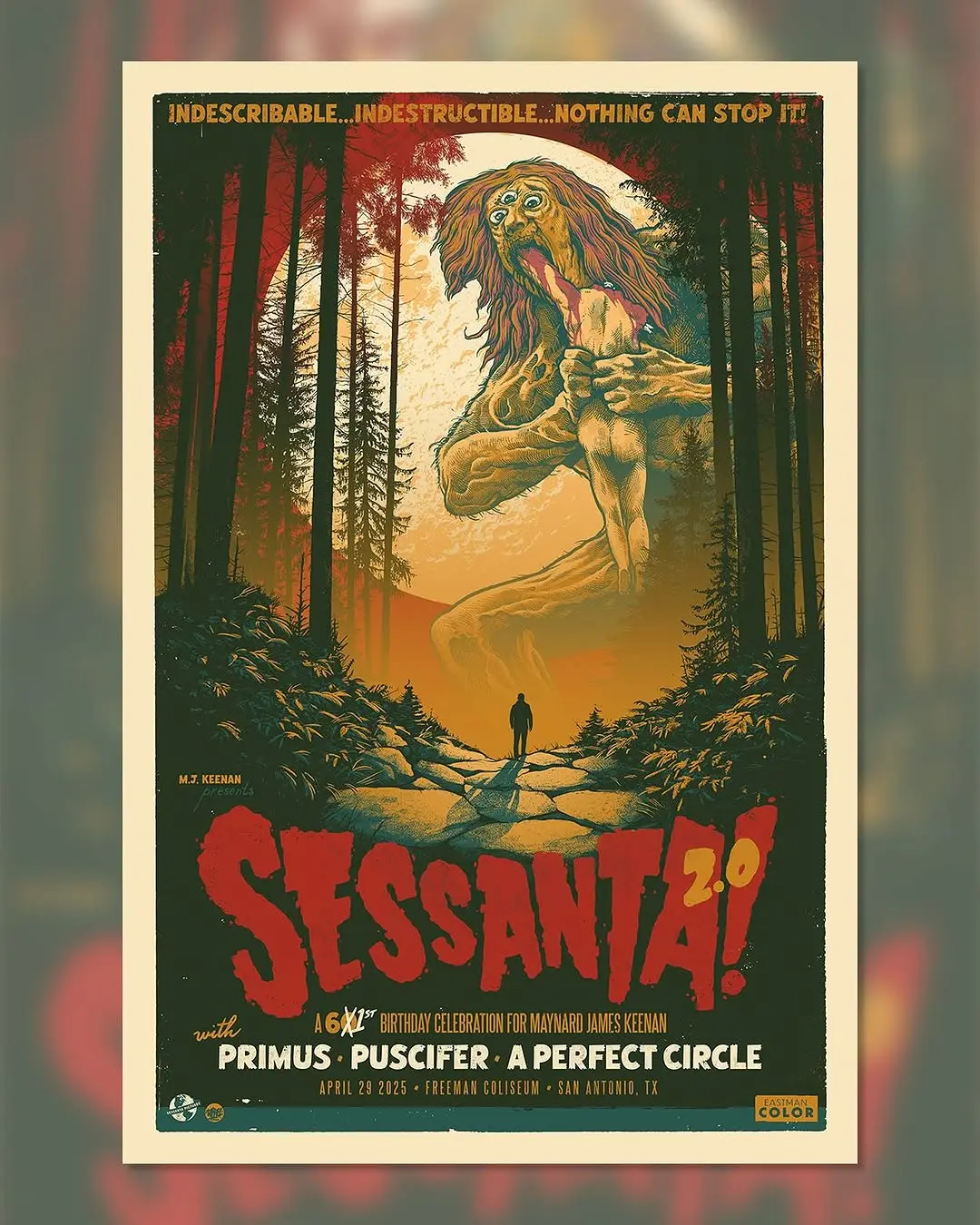 Echoes of the Forest: Sessanta Tour Poster