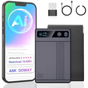 Voice Activated Recorder, Digital Voice Recorder for Lectures, Meetings, Calls, Interviews, AI Note Taking Device Supports 152 Languages with No Subscription, 64GB, Noise Reduction, 72-Hrs Endurance