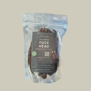 Duck Head Dog Chew – Single Ingredient, Air-Dried, Crunchy, Made in San Diego, healthy dog treats