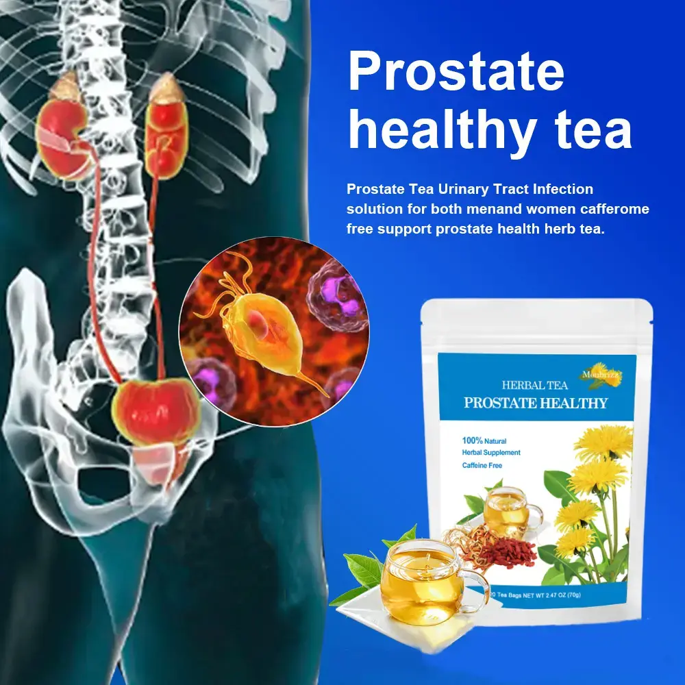 [Upgraded Formula] Men's Natural Prostate Tea: A natural, organic herbal blend to support men's health; Shop Men's Soothing & Balancing Tea (Traditional Chinese Herbal Tea).