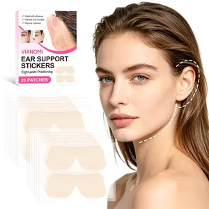 20 patches Invisible Ear Support Stickers Silicone Patches for Instant Ear Lifting Effect Accessory Beauty Tools, Makeup Tools for Men and Women