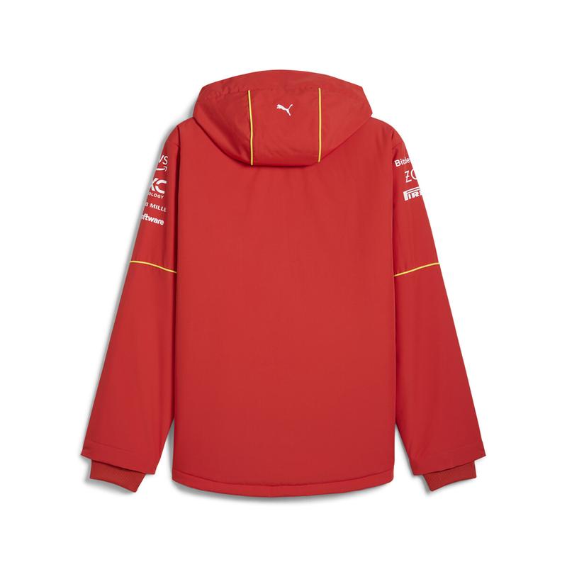 PUMA Mens Scuderia Ferrari Team Pro Jacket Athletic Outerwear Casual Breathable - Red