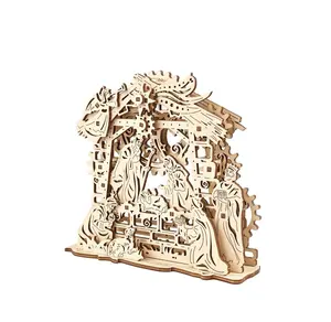 UGears Nativity Scene  Wooden Mechanical Model Kit | 3D Puzzle