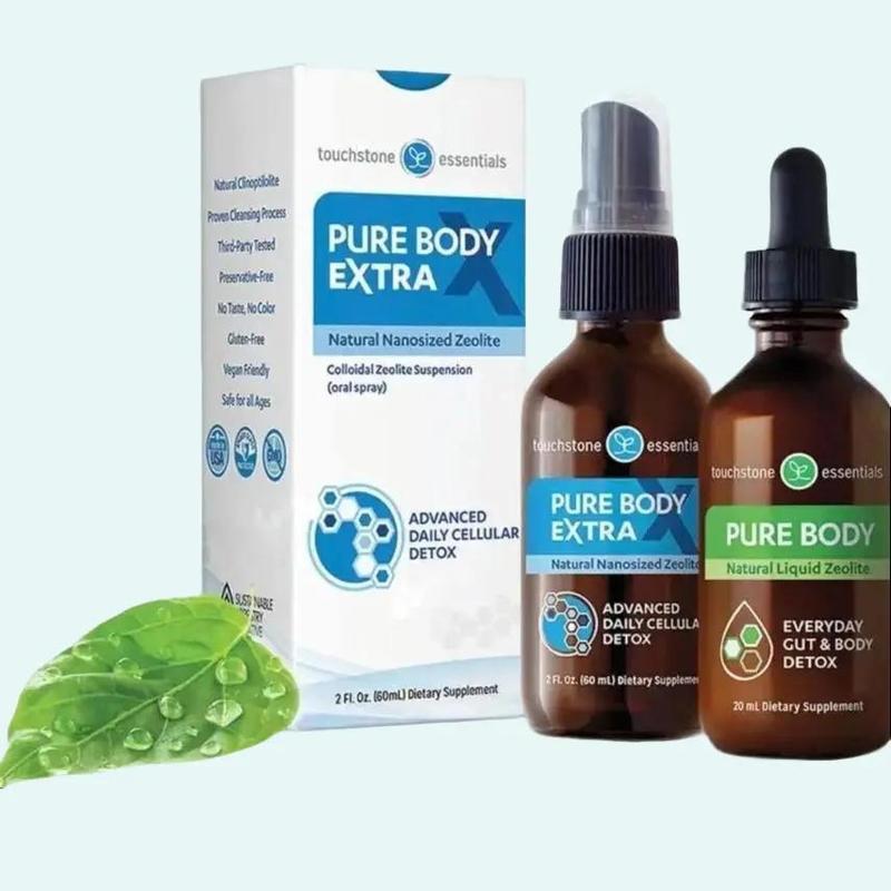 Detox Minerals Pure Body Extra 60 - | Gut Health & Candida Support | Zeolite & Fulvic Acid Binder | - Healthcare, Vitamin Supplement