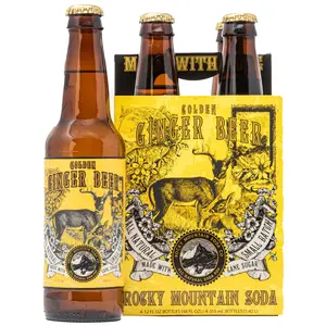 Golden Ginger Beer Soda Pop