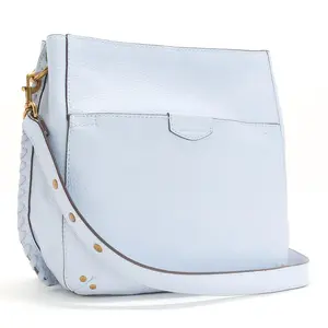 American Leather Co. Pebble Leather Triple Entry Luca Crossbody