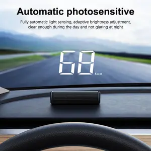 Car Speedometer HUD GPS Head Up Display Digital Speed Meter Windshield Projector For Vehicles Auto Electronics Accessories suitablefor navigation in-car dashboard