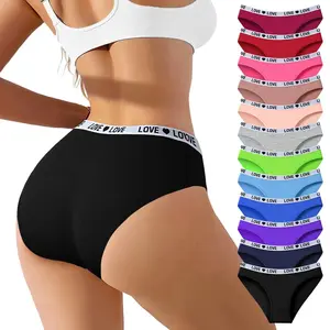 12-Pack Women's Cotton Hipster Briefs – Soft Breathable Everyday Fit Athletic & Bridal Lingerie Activewear