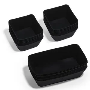 Silicone Baking Cups | Matte Black | Bento