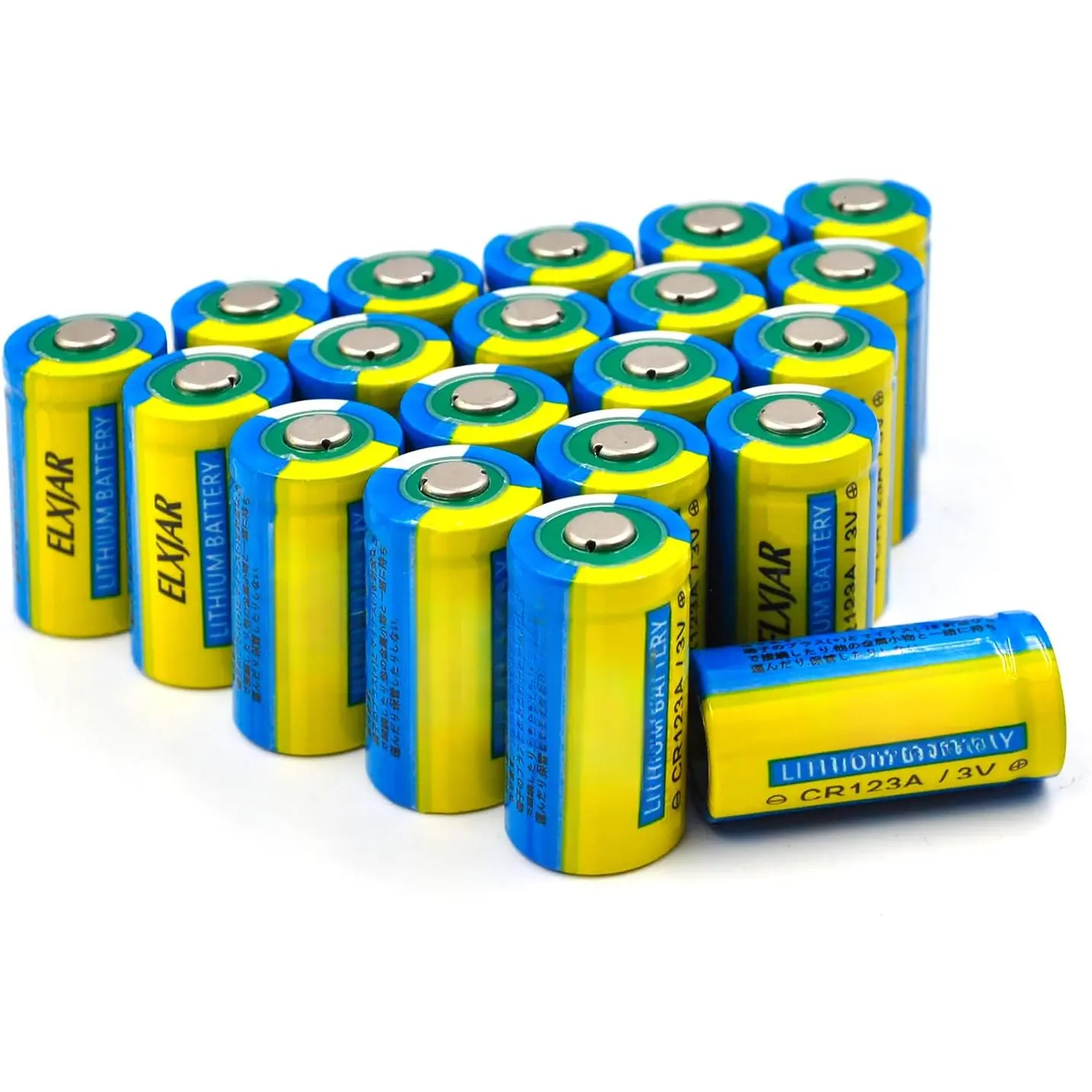 (20-Pack) CR123A , 3V 1600mAh Replacement for 123A 123 C123 CR123 CR17345, Streamlight 85175 , Non-Rechargeable