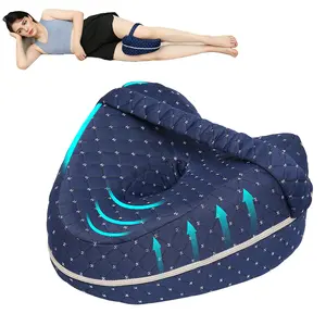 Ergonomic Side Sleep Pillow with Supportive Memory Foam Knee Rest, Leg Support Pad, Removable Washable Cover, Ideal for Sleeping Comfort