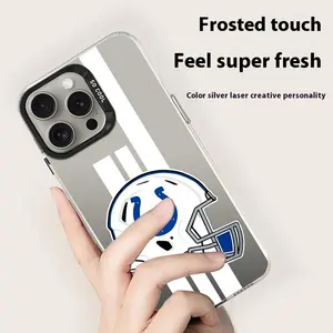 I-Indianapolis Of Colts Phone Case For iPhone 17 16 15 14 13 12 11 Pro Max Air Matte Laser Aurora Shockproof Funda  Anti-Drop Anti-Fingerprint Cover