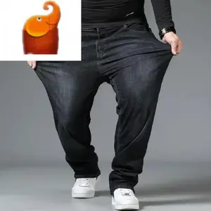 jeanspants10XLMensBaggyJeansOversizeHighWaistTrousersLargeSizeMalePantsHusbandPlusSizeBluePantsStreetwearCasualMenswearFashionpanloosedenim