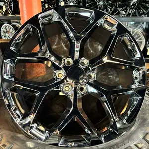 22” Chrome Snowflake