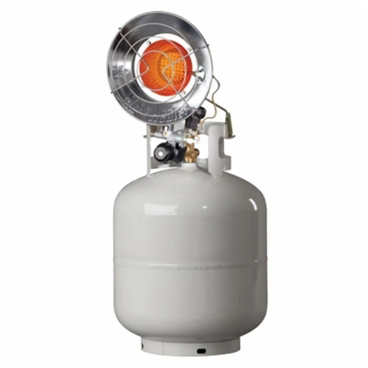 Mr. Heater F242100 Infrared Single Heater - 3 Heat Settings, Handwheel Control, Safety Valve, Wind Resistant Screen, Direct Bulk Tank Mounting, Bulk Tank Compatible
