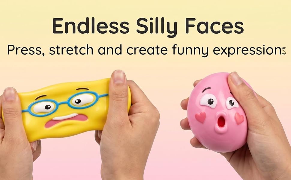 NEW -Curiosities Dog Face Swap Squishy,Soft Slow Rising Stress Relief for Stress & Anxiety Relief, Cute Dog Face Sensory Fidget for for Adults Anxiety Relief ,Holiday Gifts (Multicolor)