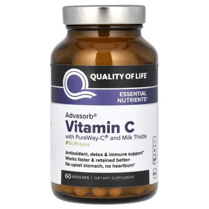 Quality of Life Advasorb, Vitamin C, 60 Vegicaps