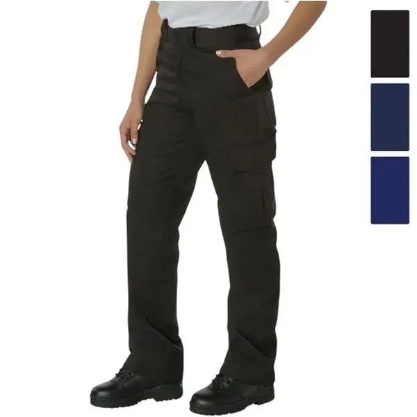 ROTHCO Women's Classic EMT Cargo Pants - Chic Low Waist Workwear with 9 Utility & Accessory Pockets in a Durable Cotton-Polyester Blend, Athletic, Basics, Emergency, Clothes, Bottoms, Uniform, Leg, Fitted, Comfortable