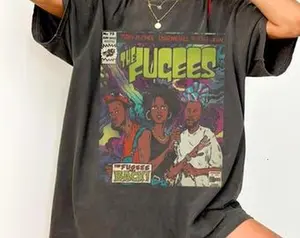 [Sale Up To 15% + Free Ship] Comfort Colors 1717 - Fugees Comic Book T-shirt, The Score, Lauryn Hill, Ready Or Not, Killing Me Softly, 90s Golden Era Boom Bap Hip Hop Tee