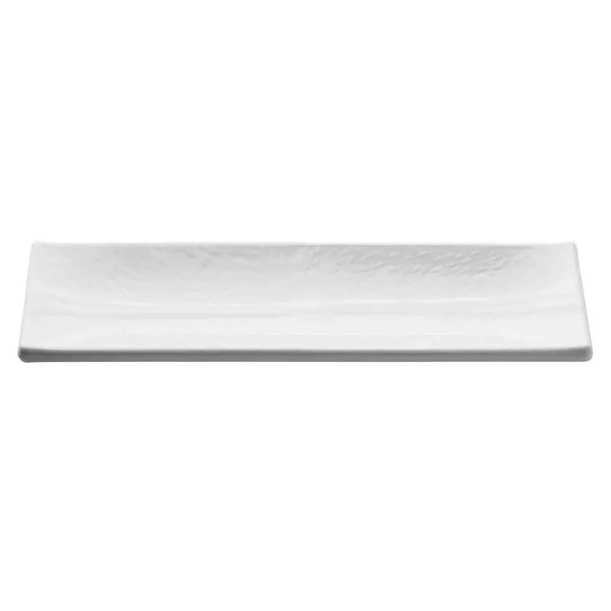 Frostone Collection Rectangular Serving Tray 20 x 6" White