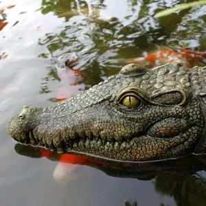 Floating Alligator Head Water Decor, Creative Alligator Crocodile Decoration, Pool, Garden and Patio Accessories, Pond Decoration, Courtyard Decoration