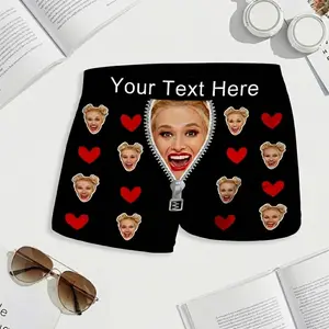 Personalized Photo Boxer Shorts for Men – Custom Face Design, Fun Gift for Boyfriend or Husband