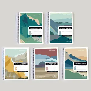 Spiral Bible – NLT Complete Bible Journaling Bundle (5-Volume Set)