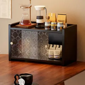 Acrylic Desktop Organizer Rack, Home Kitchen Living Room Storage Shelf, Adjustable Multi-Purpose Display Stand, Durable & Stylish Design