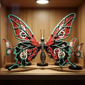 Stop buying plastic! Give a gift that lasts forever. 🦋✨ The Magic Butterfly: Where biology meets engineering. Figurine Ornaments Decor 🎁 #uniquegifts #luxurydiy #butterflylovers #mechanicalpuzzle #birthdaygift