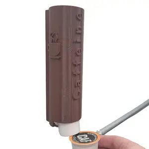 Wall Mounted K-Cup Dispenser designed to hold 5 K-Cups and keep your counters organized and clean - Velcro Tape included