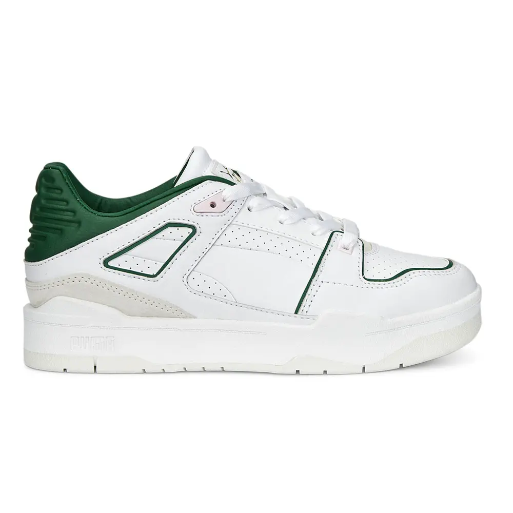 PUMA Womens Slipstream Preppy Lace Up Sneakers Shoes Casual - White