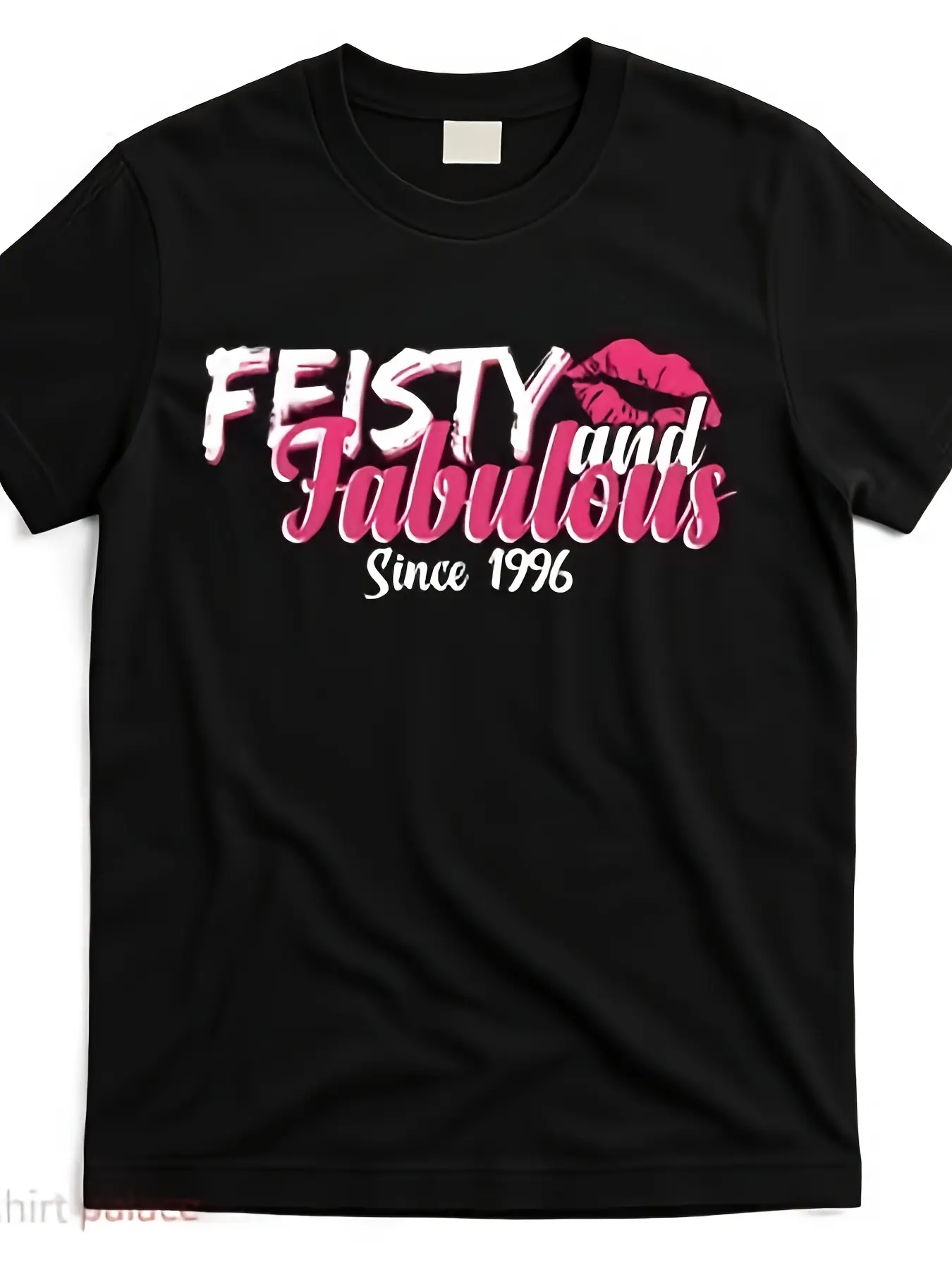 30Th Birthday Feisty And Fabulous Since 1996 T Shi unisex soft cotton short sleeve t shirt, vintage graphic casual tee for men women teens, perfect birthday holiday gift for camping travel gym daily street  wear
