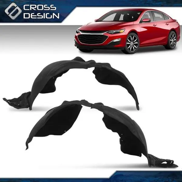 CROSSDESIGN Front Inner Fender ,Fit For Chevrolet 2019-2021 Malibu L,2019-2022 Malibu Premier,2019-2023 Malibu (submodel: LS, LT, RS)Left & Right