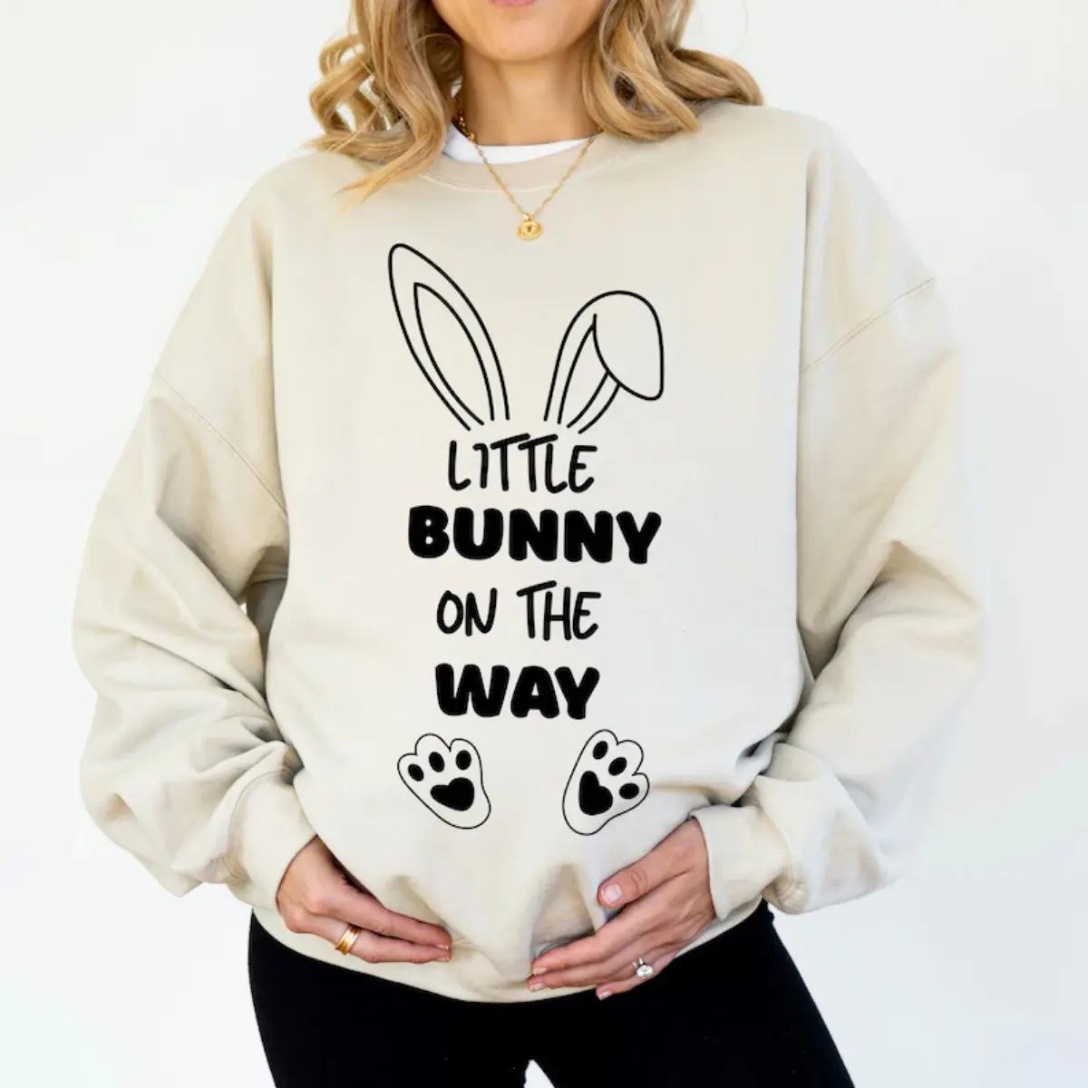 Easter Pregnancy Announcement Shirt, Easter Baby Reveal Sweatshirt, Maternity Bunny Shirt, Mom To Be Easter Outfit, Spring Pregnancy Shirt