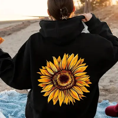 Sunflower Sweatshirt TikTok Shop - Main Image