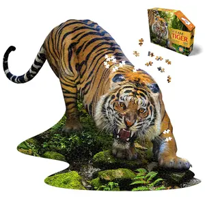 Puzzle I AM Tiger 1000 Pieces Animal Shaped Jigsaw Puzzle