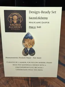 Tear Shape - Maligano Jasper - Design-Ready Set