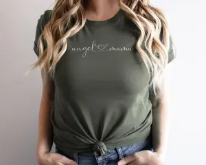 Angel Mama Shirt Angel Mom Shirt Grieve Mother Memorial Shirt Pregnancy Baby Infant Loss Shirt Miscarriage Gift Mommy of an Angel Hoodie, T-shirt and sweater Cotton