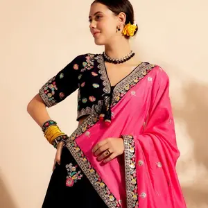Deaigner Velvet  Lehenga