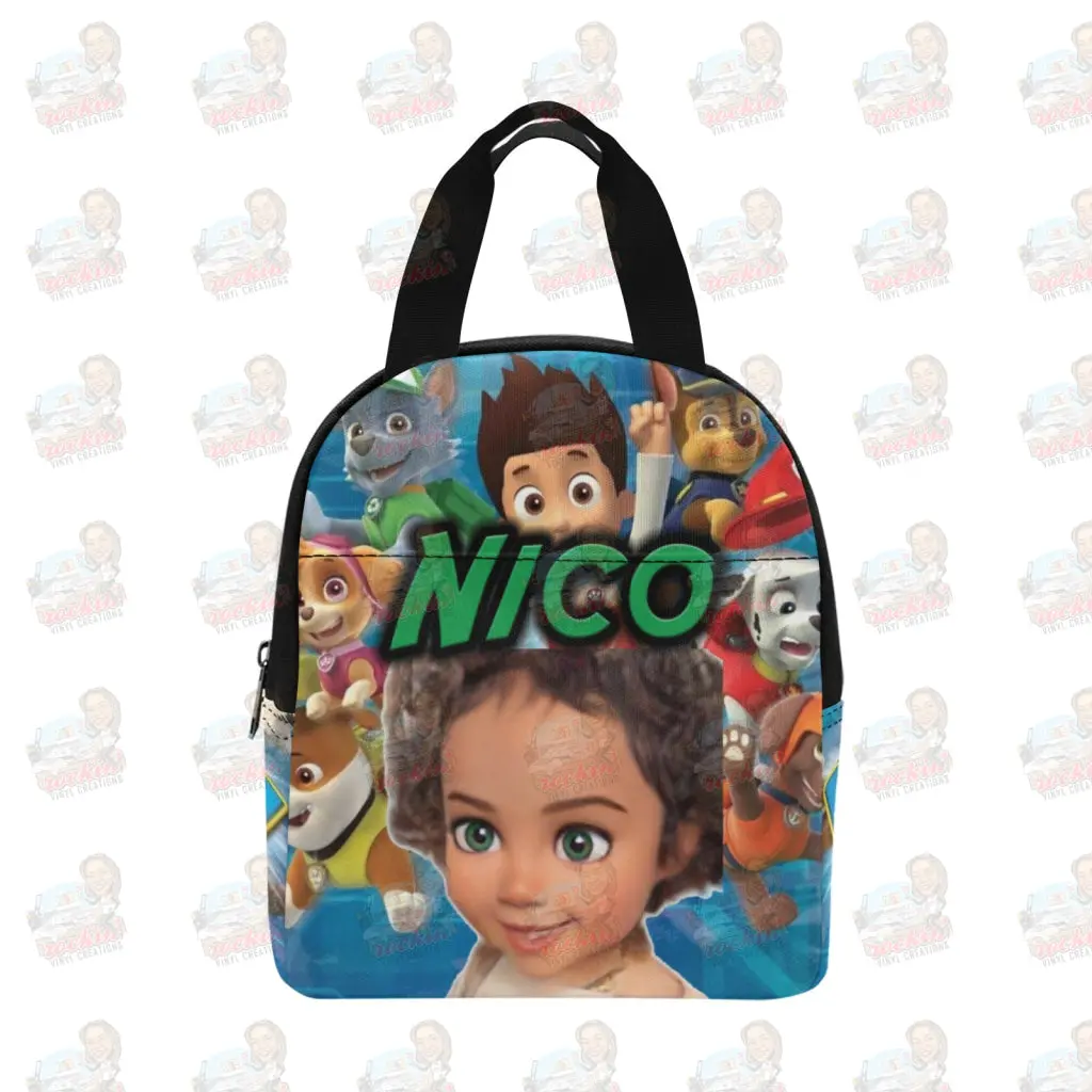 Personalized Zippered Lunch Bag