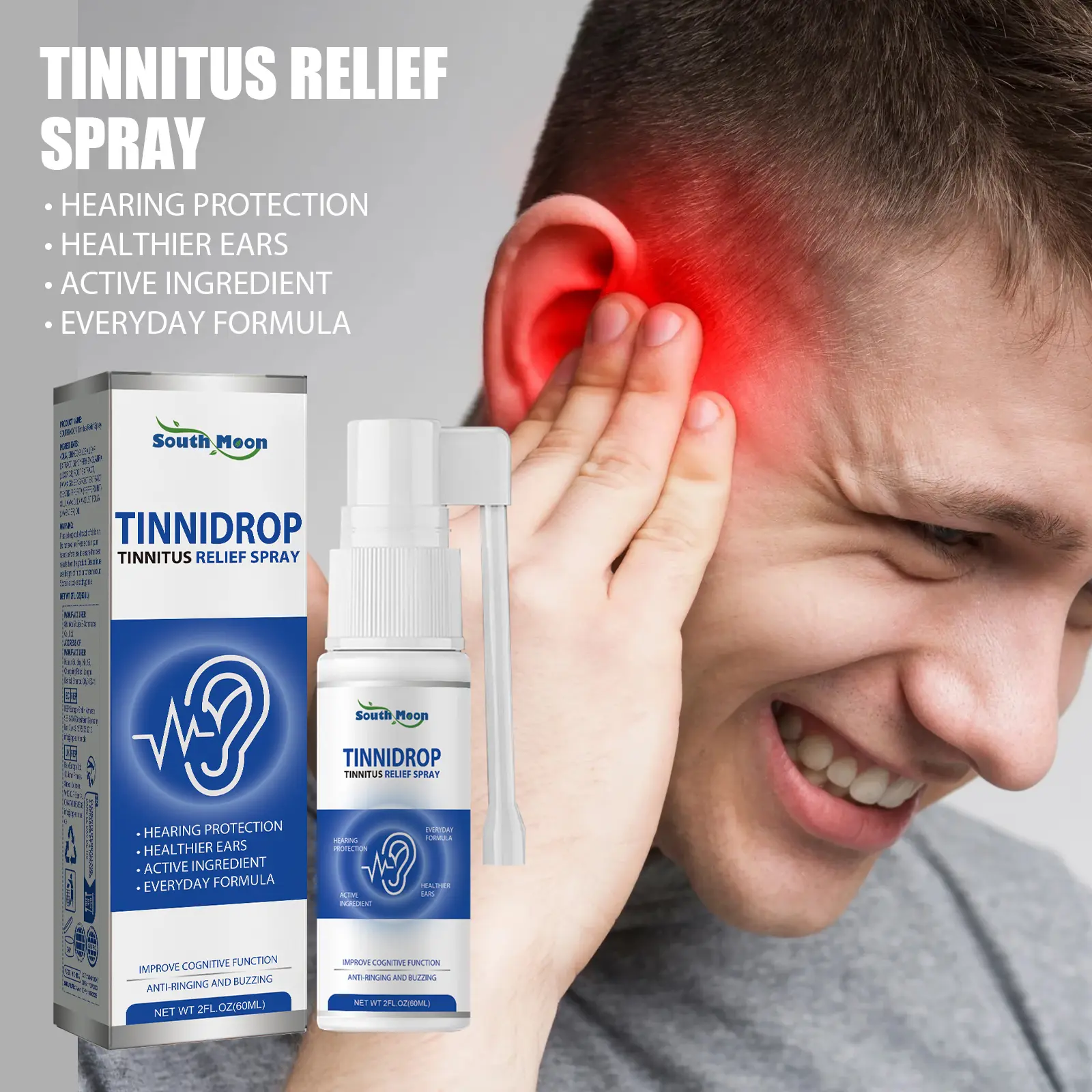 Ear Care Spray! Gently soften earwax for easy cleaning - perfect for daily ear maintenance Ear Care Spray! Gently soften earwax for easy cleaning - perfect for daily ear maintenance