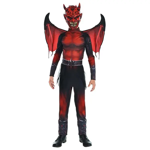 Boy's Red Demon Devil Costume