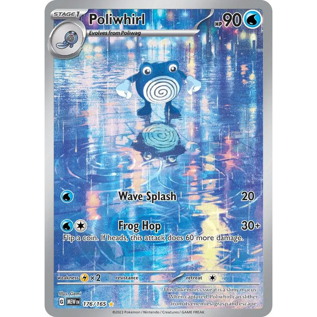 Poliwhirl - 176/165 Pokemon SV: Scarlet & Violet 151 Illustration Rare