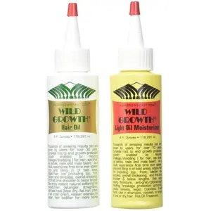 Wild Growth Hair Care System, 4 Fl Oz (Pack of 2) Thickening Regrowth Formula Daily
